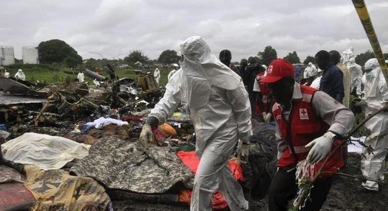 Plane crashes in South Sudan, witnesses say dozens killed