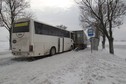 WIŚNIEWO WYPADEK AUTOBUS CIĘŻARÓWKA ZDERZENIE