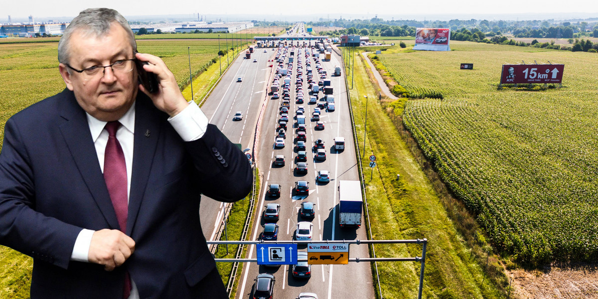 Minister infrastruktury Andrzej Adamczyk, będzie informował o darmowych autostradach na billboardach.