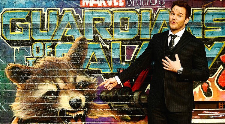 Chris Pratt A galaxis őrzői Vol.2 londoni premierjén