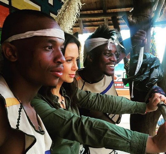 Kinga Rusin w Afryce na planie show 'Agent'