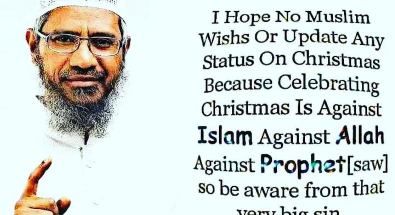 Wishing 'Merry #Christmas' to #Christians is a sin- Islamic preacher 