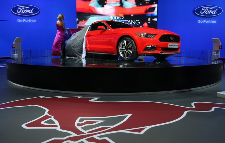 Salon samochodowy w Moskwie