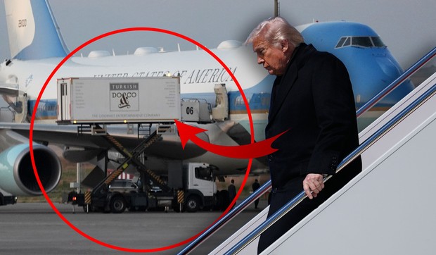 Predsednički avion Air Force One u Ankari
