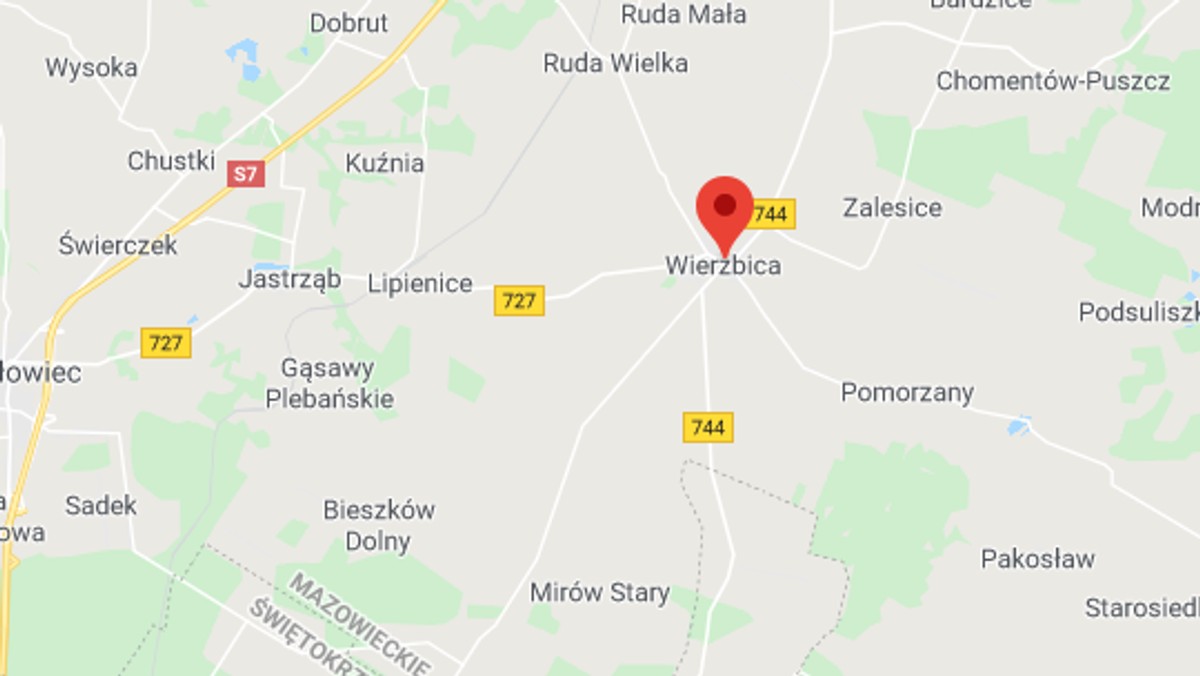 Na rondzie w Wierzbicy (woj. mazowieckie) przewróciła się ciężarówka przewożąca 180 świń. Ruch odbywa się wahadłowo. Utrudnienia mogą potrwać około 2-3 godzin - przekazał PAP mł. bryg. Karol Kierzkowski, oficer prasowy Mazowieckiego Komendanta Wojewódzkiego Państwowej Straży Pożarnej.