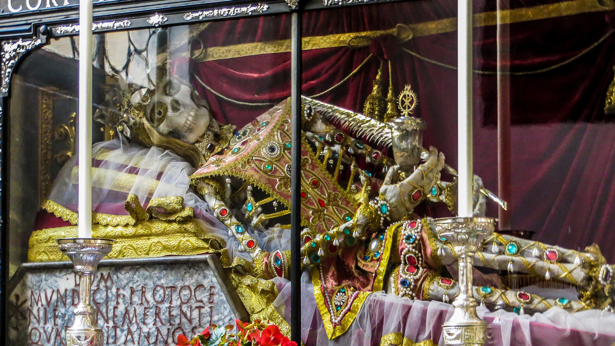 Szkielet św. Munditii. Jedna z najciekawszych relikwii na świecie