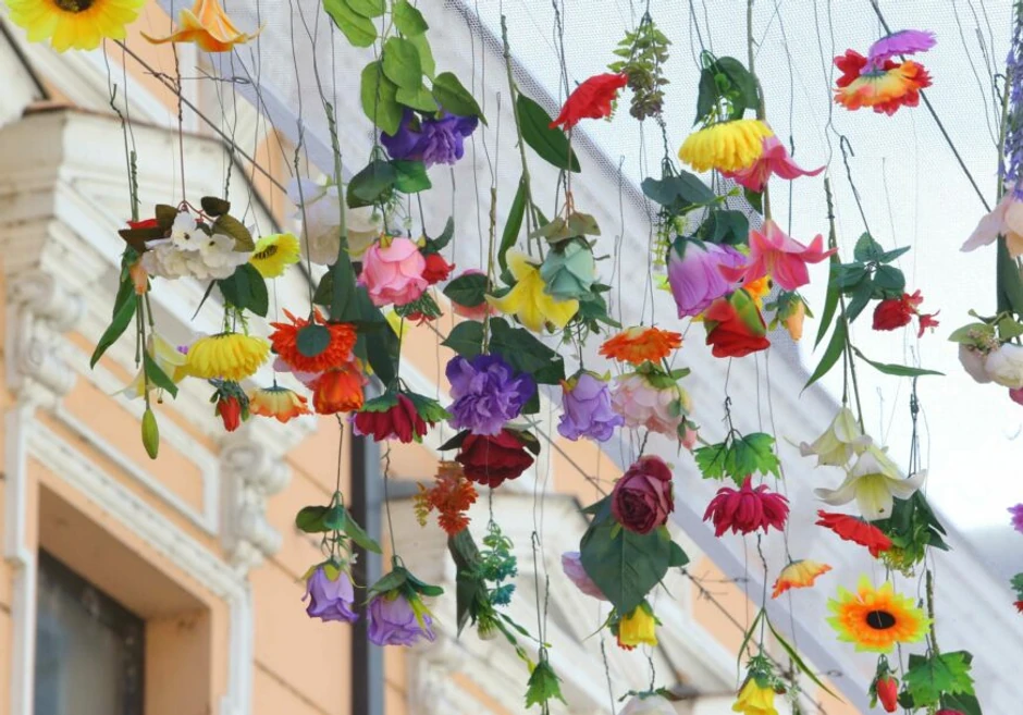 Cveće u Gospodskoj ulici u Banjaluci