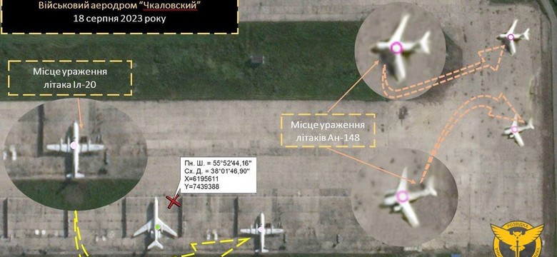 Wywiad wojskowy: Nieznani dywersanci uszkodzili dwa samoloty i śmigłowiec pod Moskwą