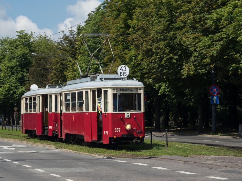 zabytkowy tramwaj, Łódź, 