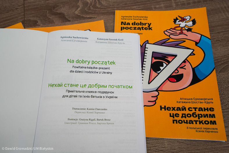Powitalna książka-prezent dla dzieci i rodziców z Ukrainy
