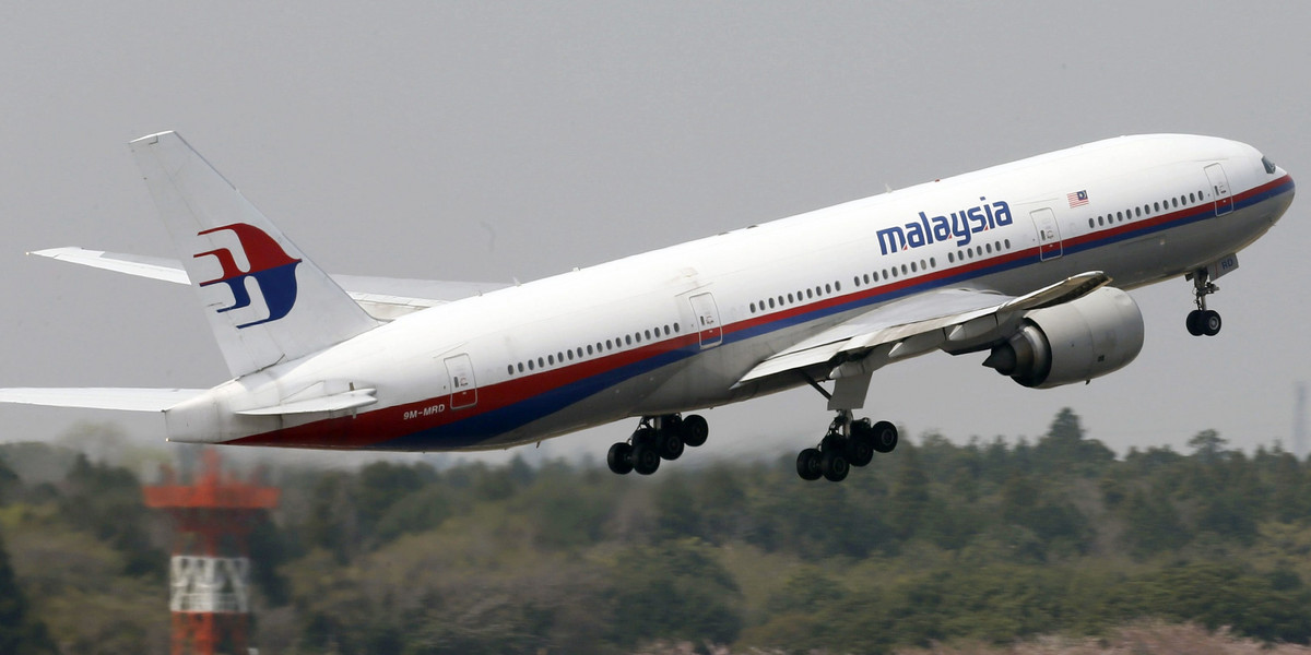 Malezyjski boeing 777 spadł do morza