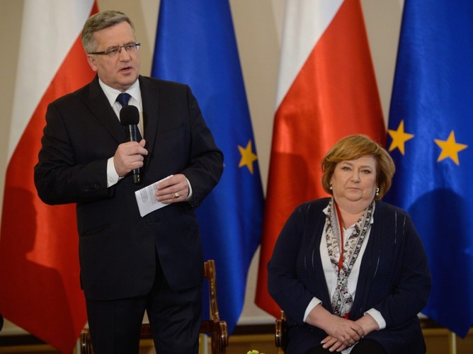 Anna i Bronisław Komorowscy