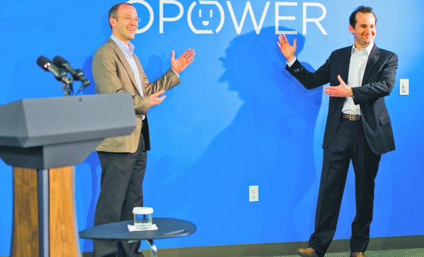 Alex Laskey (z prawej) założył Opower z Danem Yatesem. Sukces firmy sprawił, że trafił już na prestiżową listę „40 under 40” materiały prasowe