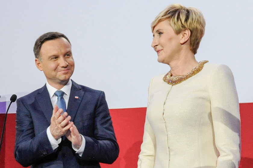 Prezydent elekt z żoną