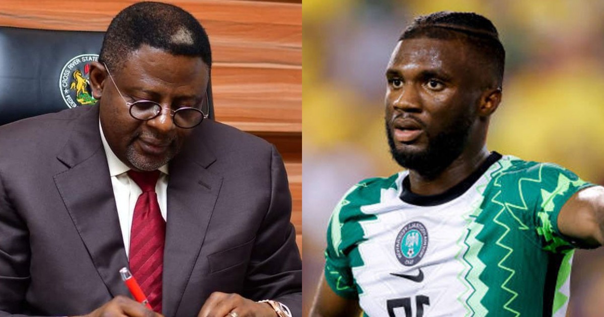 Gov Otu splashes ₦10m gift on Super Eagles star for AFCON success - Vimarsana News