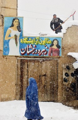 AFGHANISTAN-WEATHER-SNOW