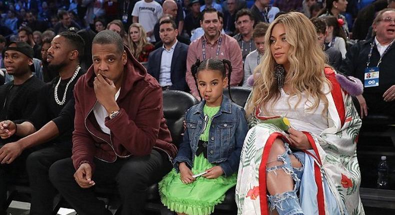 The Carters at the 2017 NBA All Star Game