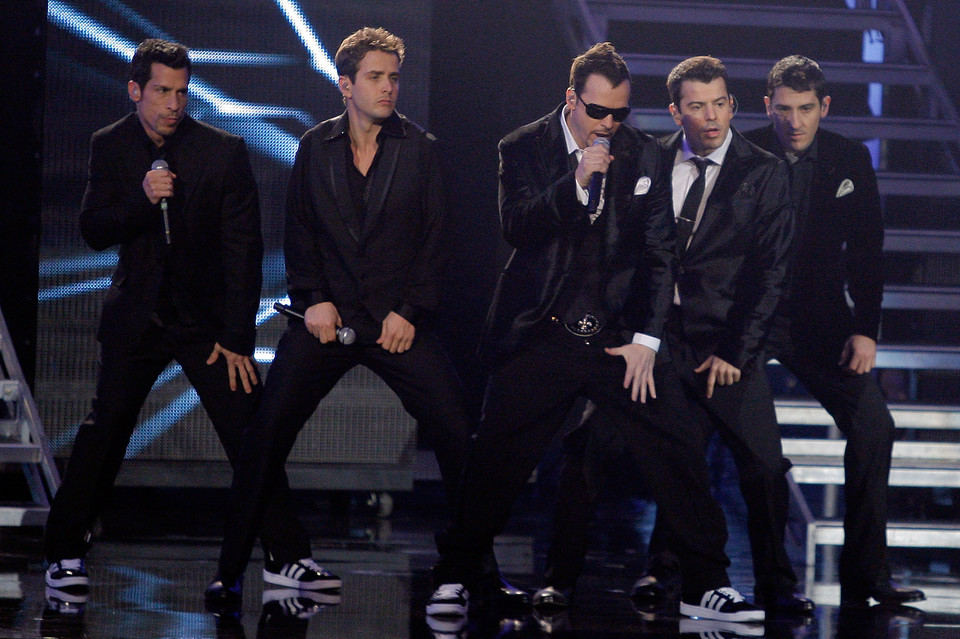 Boysband podczas występu na American Music Awards 2008 (fot. Getty Images)