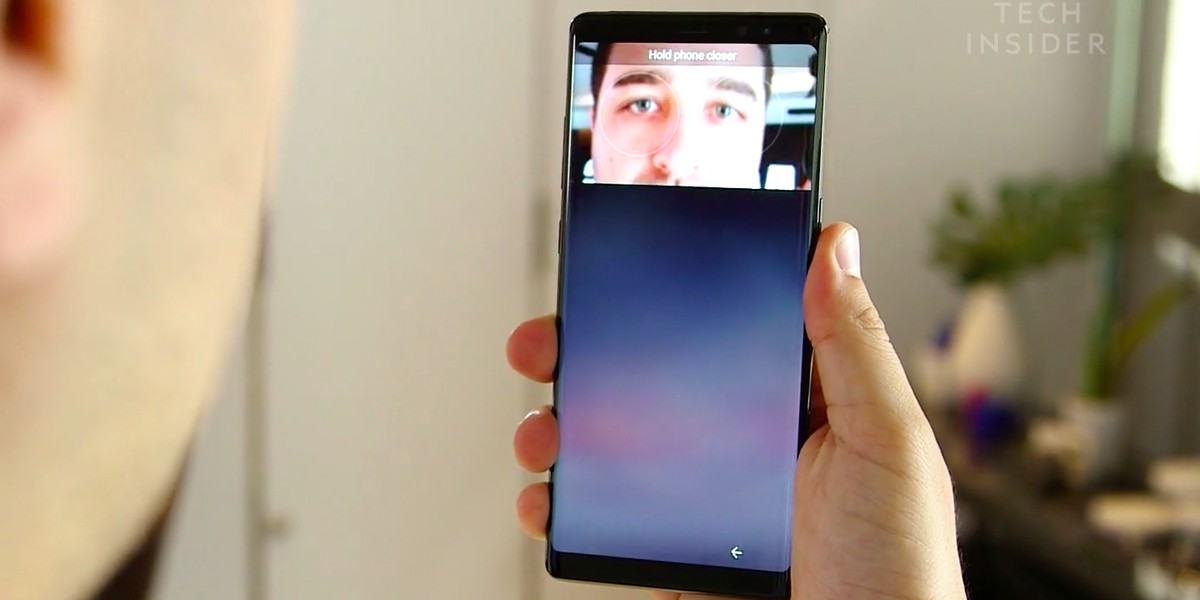 The facial recognition on Samsung’s Galaxy Note 8 can be fooled with a photo