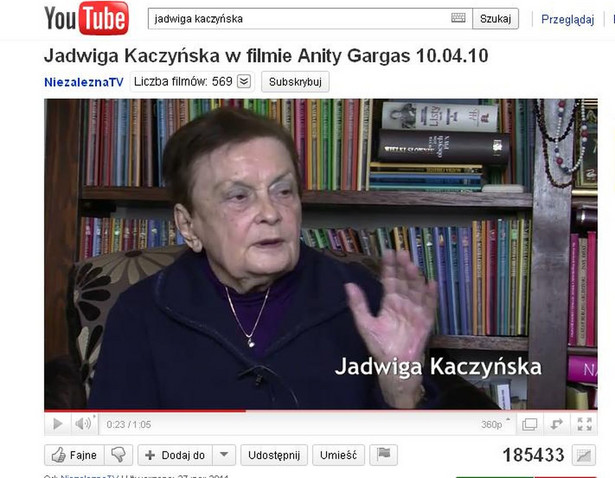 Anita Gargas podpadła Kaczyńskiemu za wywiad z matką?