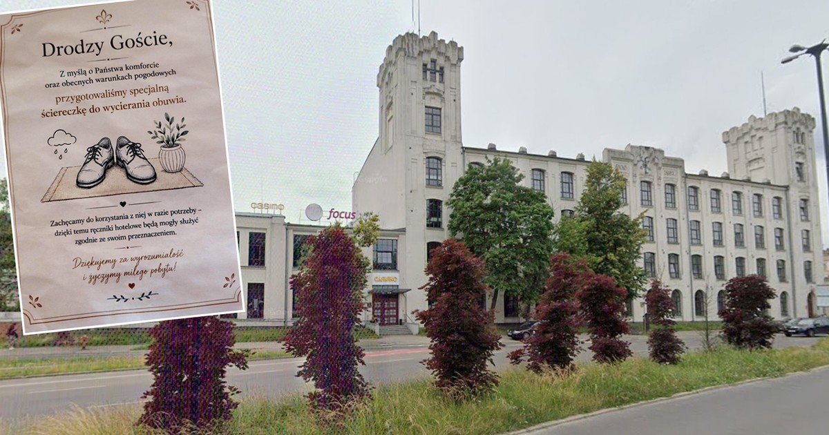 Łódzki hotel wprowadza szmatki do butów – innowacja po festiwalu