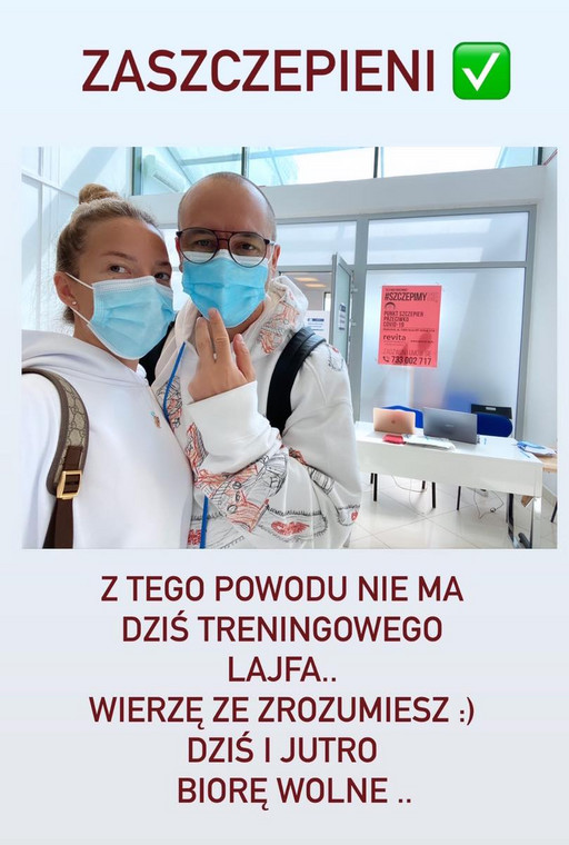 Ewa Chodakowska zaszczepiła się przeciwko COVID-19