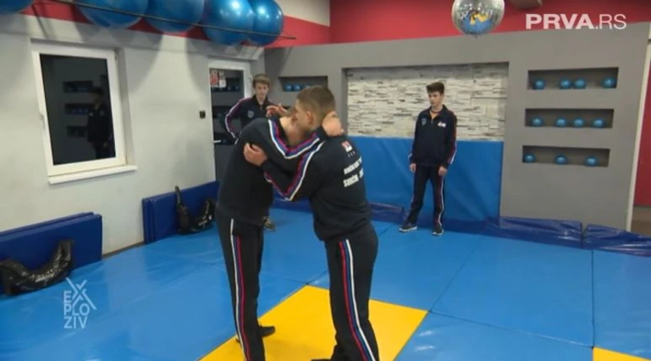 Rvanje trening kod Pavla Markovića