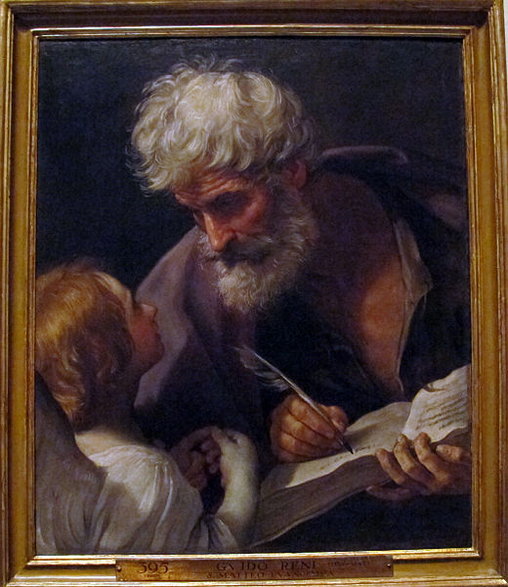 Guido Reni , Święty Mateusz z aniołem, ok. 1620