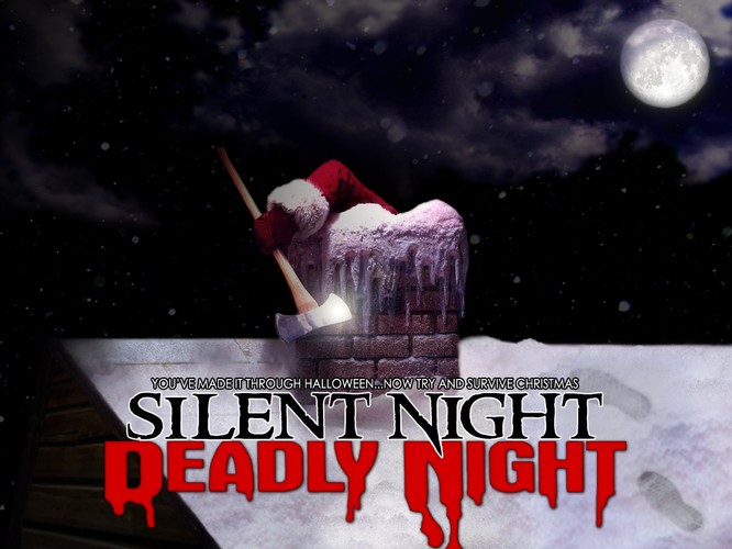 <b>Silent Night Deadly Night</b> <BR><BR>
Na koniec wieczoru zostawiliśmy najbardziej pokręconą propozycję z naszego zestawienia. Boże Narodzenia to dla Was bombki, prezenty i rodzinna atmosfera? To film, który pokaże Wam, jak bardzo się myliliście. Zanim naciśniecie 