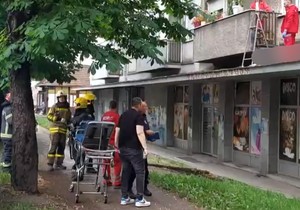 Muškarac pao sa drugog sprata