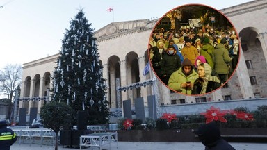 Setki osób na ulicach Tbilisi. "Gruzja żyje i jest niezależna"