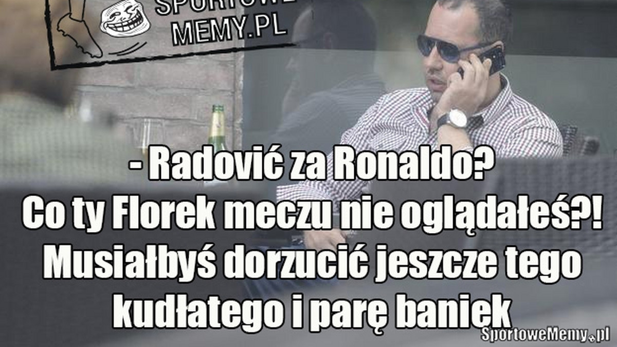 Legia Warszawa przegrała z Realem Madryt 1:5 w meczu 3. kolejki fazy grupowej Ligi Mistrzów. Spotkanie, które odbyło się na Santiago Bernabeu, internauci skomentowali w swoim stylu, tworząc liczne memy.