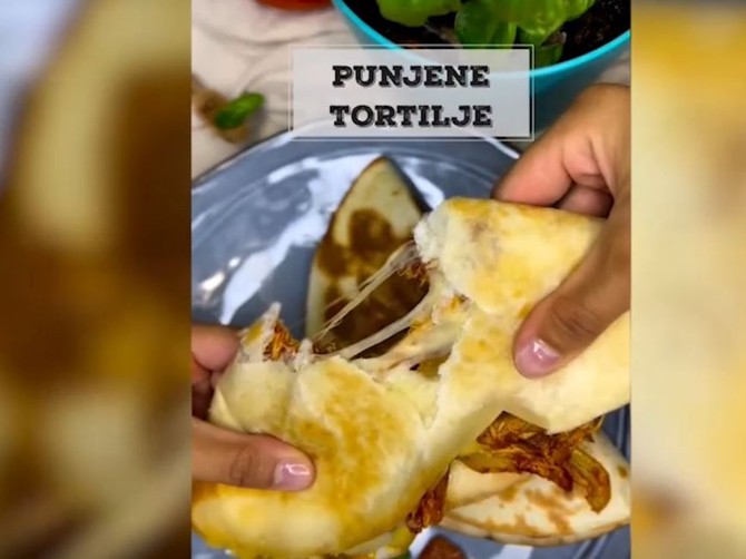 Punjene tortilje
