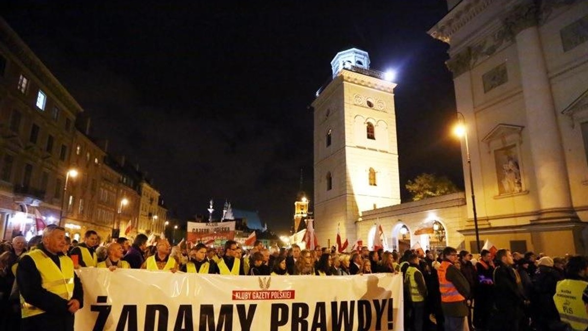 smoleńsk żądamy prawdy manifestacja 10.10.2012 