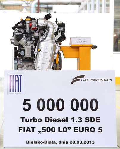 Pięciomilionowy egzemplarz silnika 1.3 MultiJet