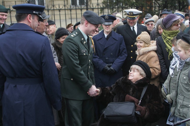 65. rocznica zamachu na generała SS Franza Kutscherę. Na zdjęciu Maria Stypułkowska-Chojecka, pseudonim Kama, łączniczka i uczestniczka akcji