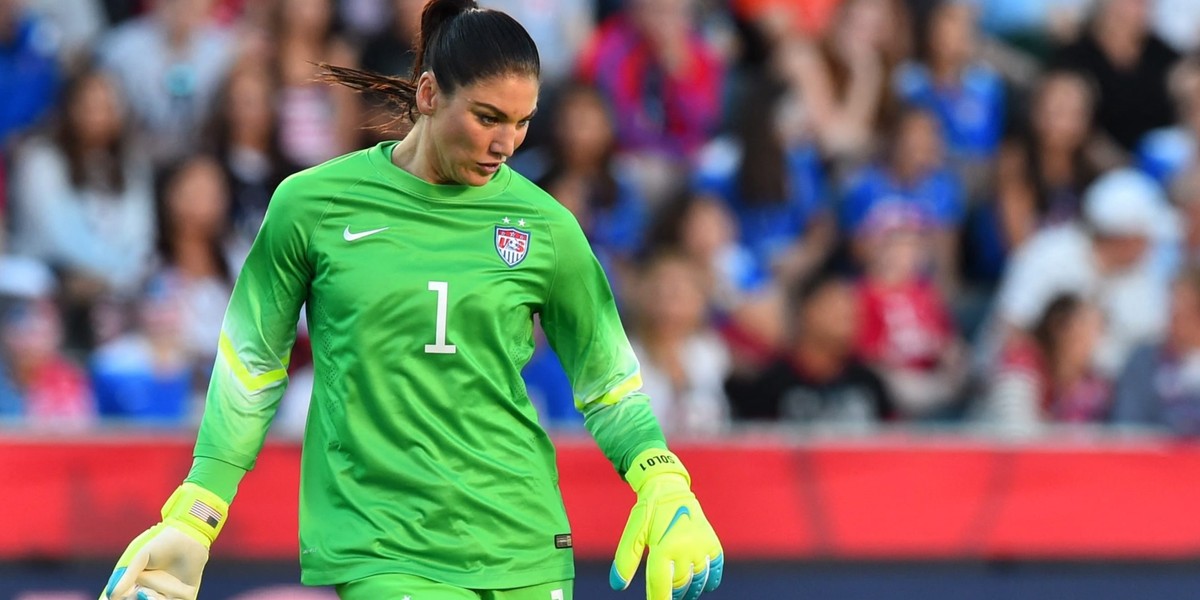 Hope Solo jest jedną z najlepszych bramkarek w historii kobiecego futbolu. 