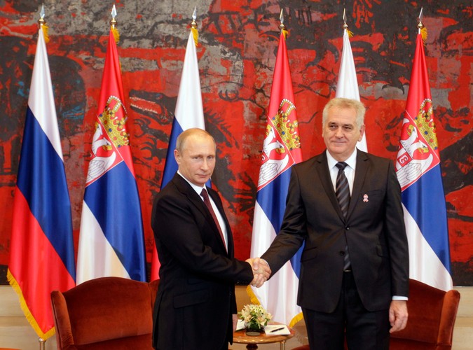 Wizyta Putina w Serbii