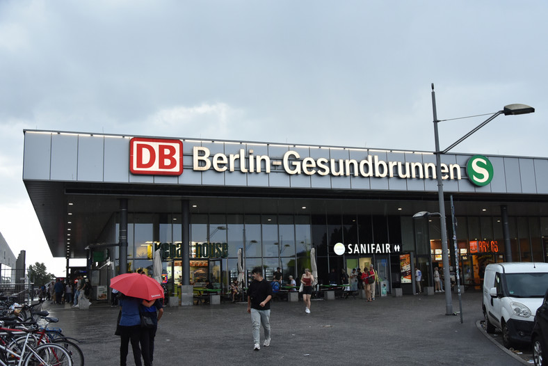 Dworzec Gesundbrunnen w Berlinie