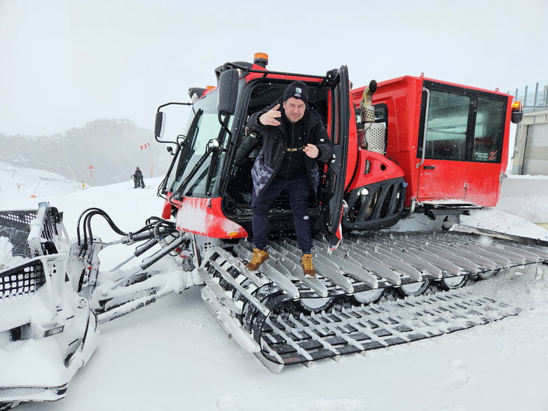 Przejażdżkę ratrakiem zapamiętam na długo