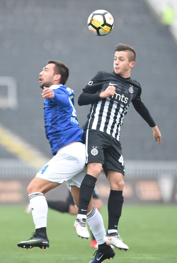 Detalj sa meča Partizan - Radnik