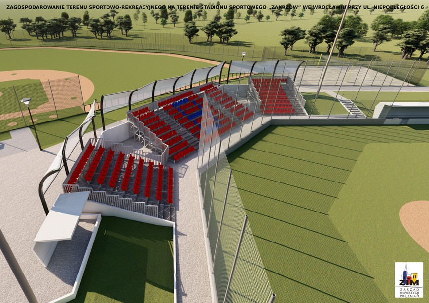 Stadion na Zakrzowie służy m.in. basballistom