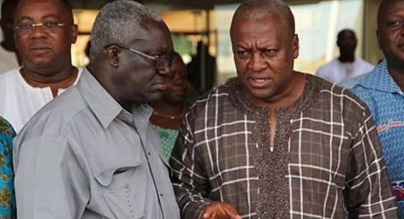 TUC boss, Kofi Asamoah with President Mahama