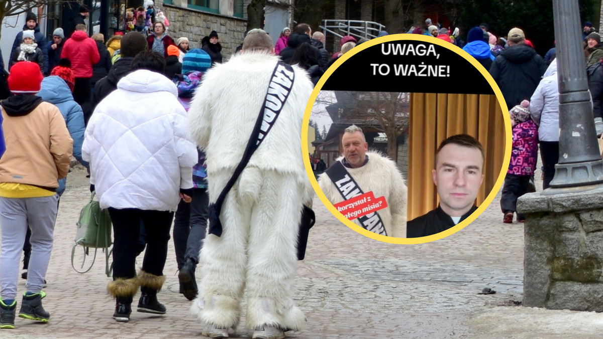 Ksiądz ostrzega przed słowami misia z Krupówek. "Uwaga, to ważne!"