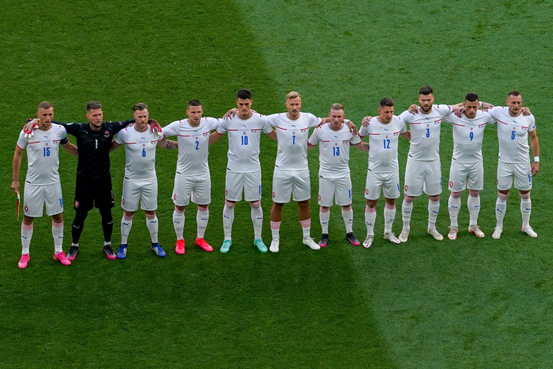 Česká reprezentace před zápasem s Nizozemskem na Euru 2020