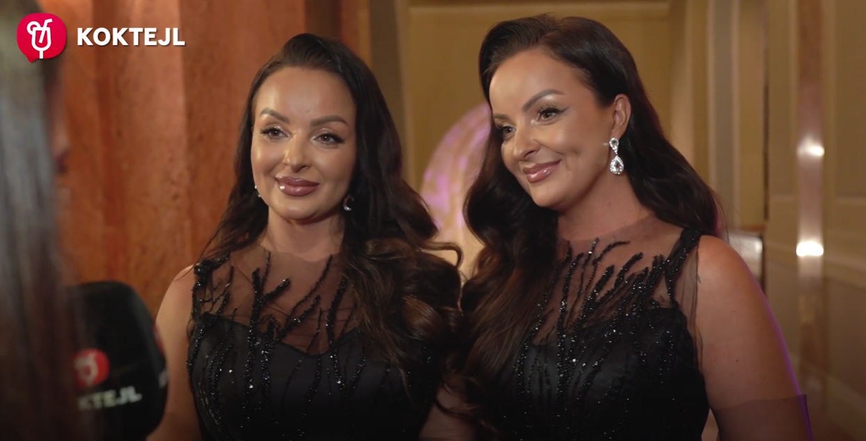 Sestry Veronika a Daniela Nízlové na Česko-Slovenskom plese.
