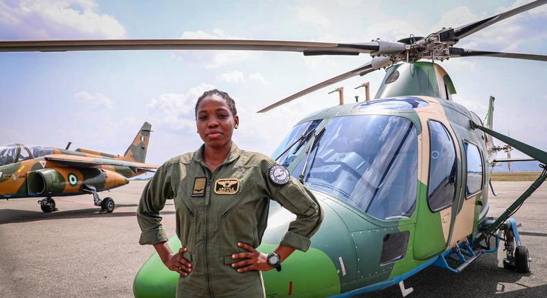 Fighter pilot Tolulope Arotile died in a car crash 