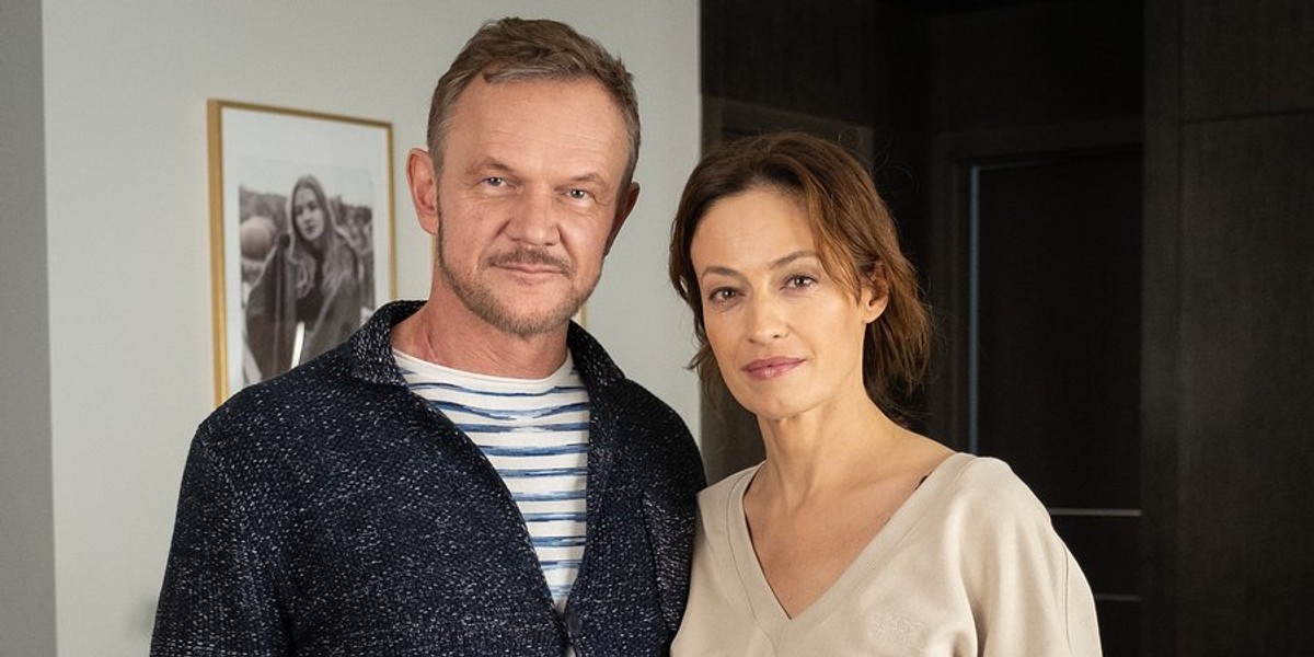 Magda Różczka i Cezary Pazura