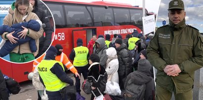 Był na posterunku, gdy do granicy dotarła pierwsza fala uchodźców z Ukrainy. "Nigdy nie zapomnę oczu tych dzieci" 