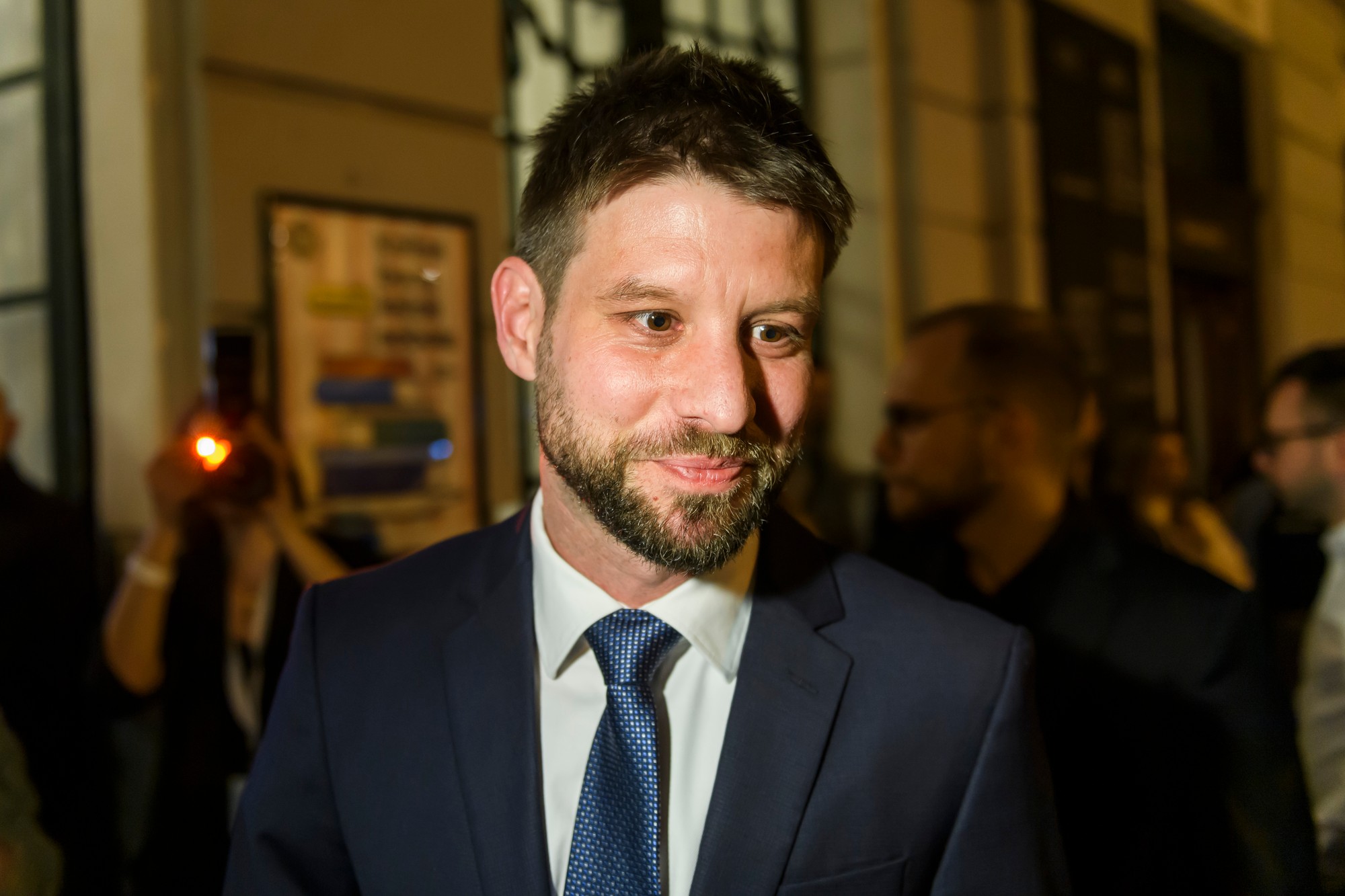 Predseda Progresívneho Slovenska (PS) Michal Šimečka.
